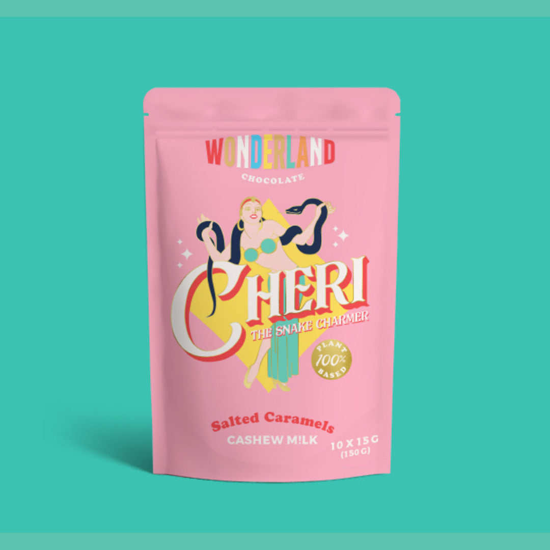 Cheri the Snake Charmer Salted Caramels