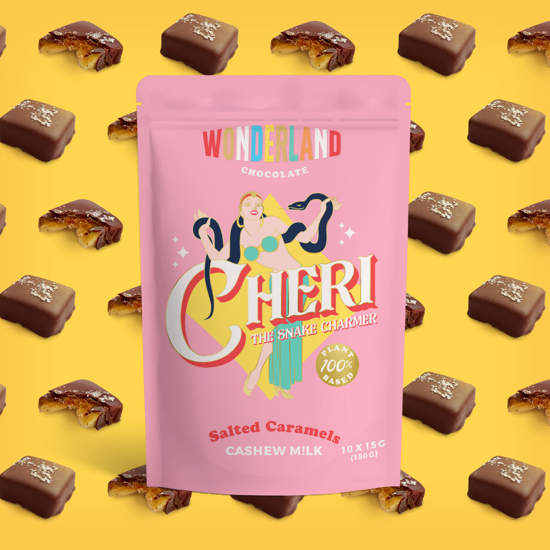 Cheri the Snake Charmer Salted Caramels